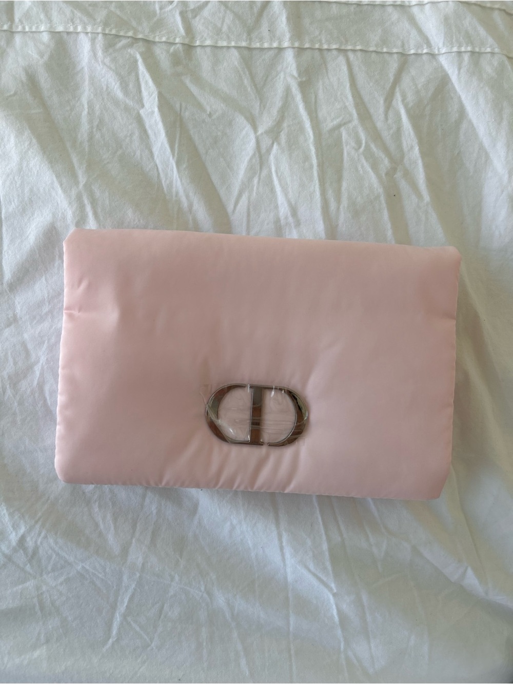 Christian Dior Baby Pink Makeup Pouch (Brand New)